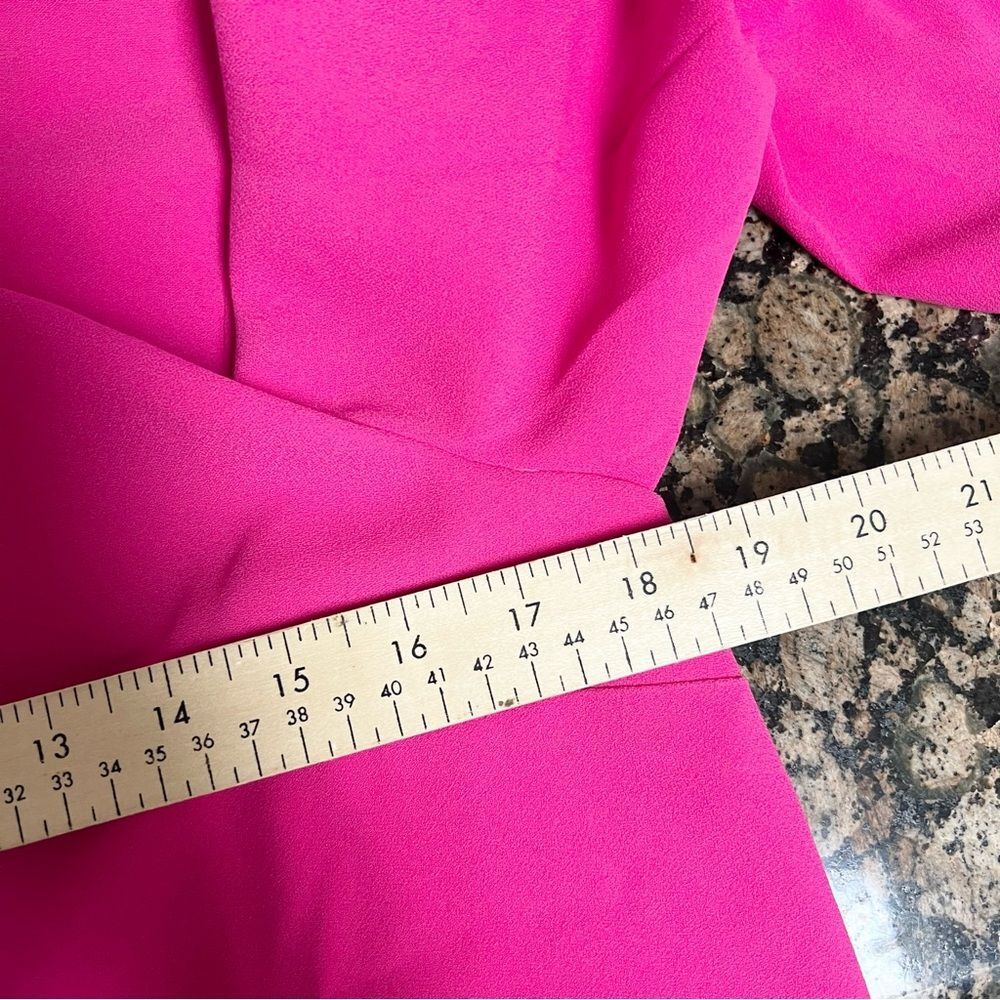 Chic Pink Ruffle Blouse - Picture 7 of 10